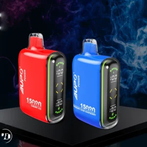 AUPO 15000 Puffs Dual Mesh LED Display 2% Low Nicotine Rechargeable Disposable Vapes Pen Bulk Buy Wholesale